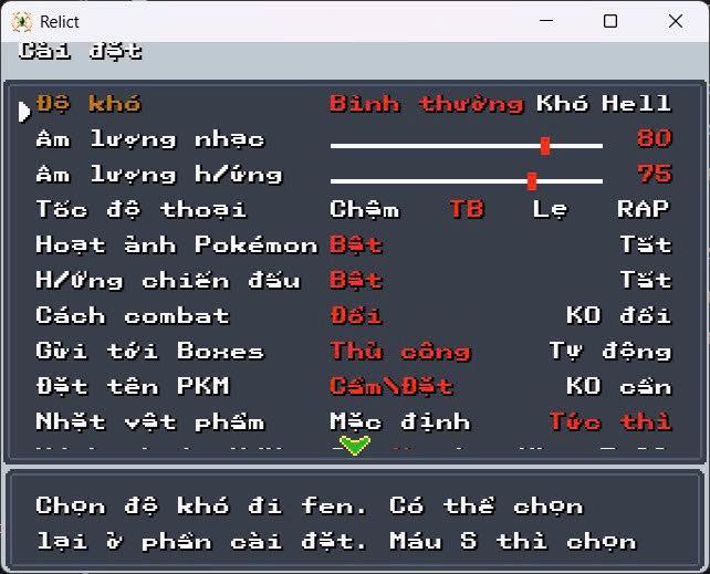 Pokemon Relict Việt Hoá
