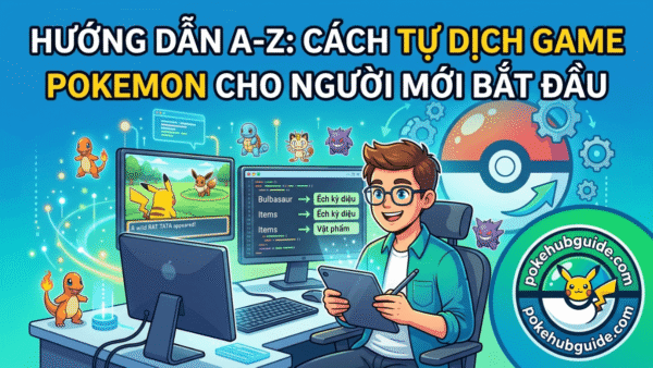 Hướng dẫn từ A-Z: Cách tự việt hóa game Pokemon cho người mới bắt đầu