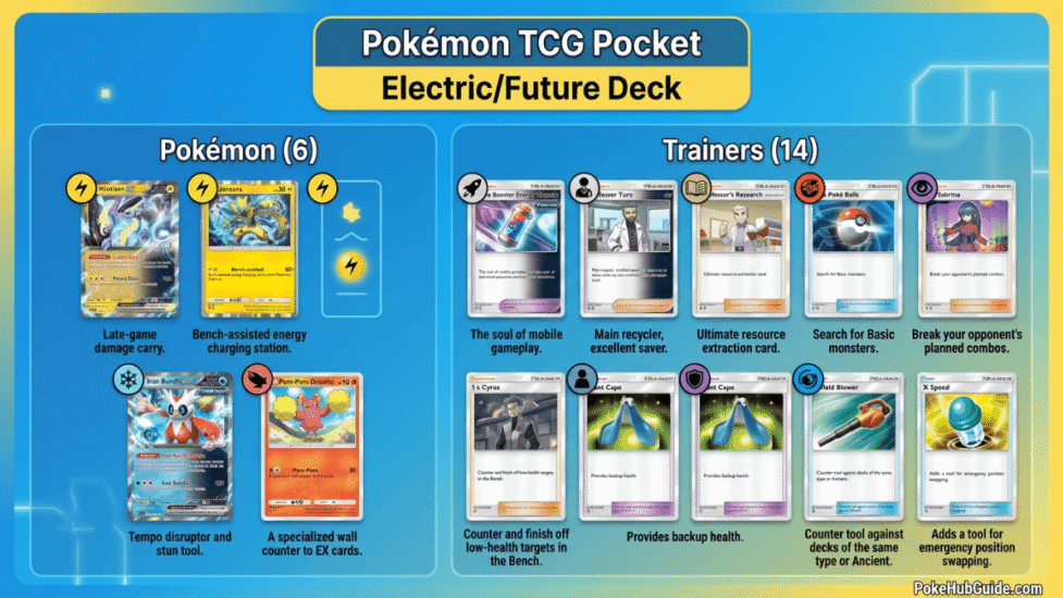 Những Bộ Bài Future Tốt Nhất Trong Pokémon TCG Pocket B3a: Paradox Drive (2026)