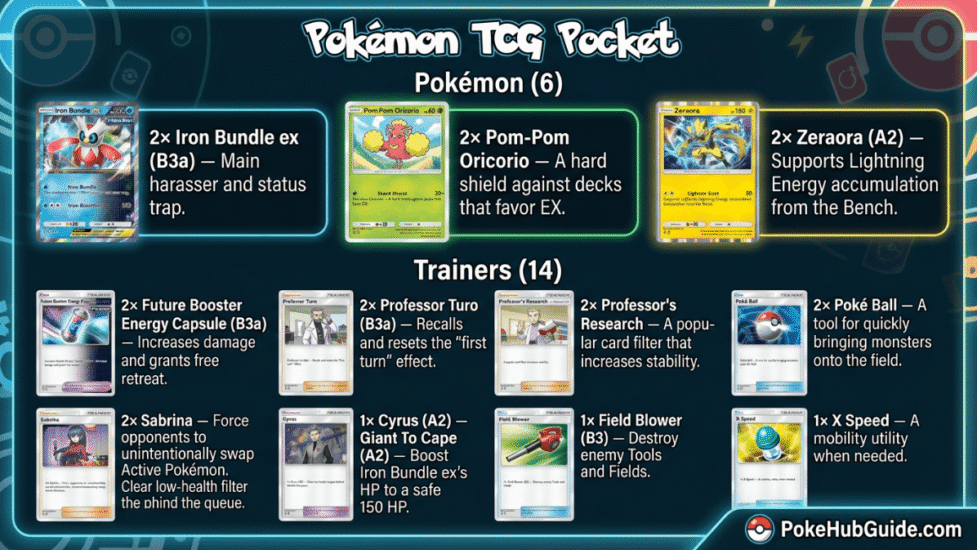 Những Bộ Bài Future Tốt Nhất Trong Pokémon TCG Pocket B3a: Paradox Drive (2026)