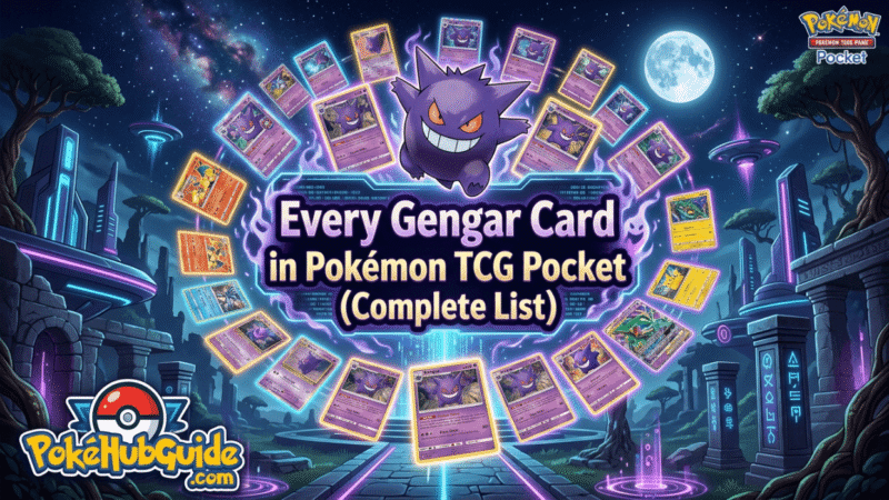 Danh Sách Đầy Đủ Mọi Thẻ Bài Gengar Trong Pokémon TCG Pocket