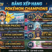 BẢNG XẾP HẠNG POKÉMON CHAMPIONS (6/2026): Xếp hạng Meta theo quy định MA