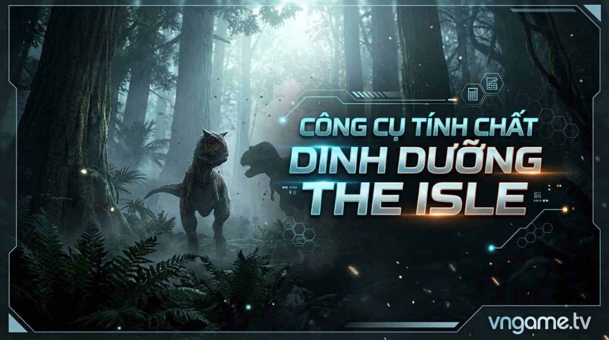 Công Cụ Tính Dinh Dưỡng & Đột Biến The Isle: Evrima — Xây Dựng Build PvP Trong 3 Bước