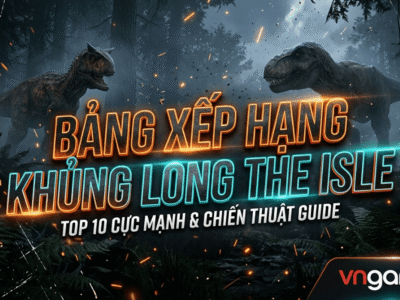 Bảng xếp hạng khủng long The Isle: Xếp hạng những loài khủng long tốt nhất