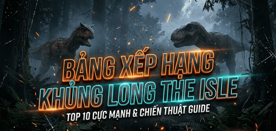 Bảng xếp hạng khủng long The Isle: Xếp hạng những loài khủng long tốt nhất