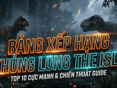 Bảng xếp hạng khủng long The Isle: Xếp hạng những loài khủng long tốt nhất