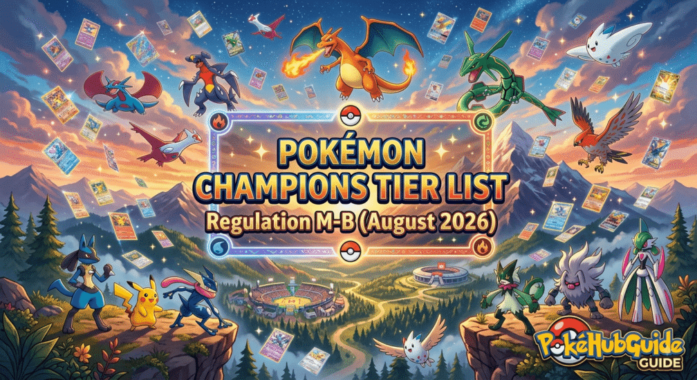Bảng xếp hạng Pokémon Champion — Quy định MB (Tháng 8 năm 2026)