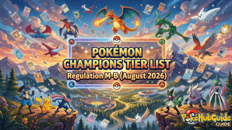 Bảng xếp hạng Pokémon Champion — Quy định MB (Tháng 8 năm 2026)