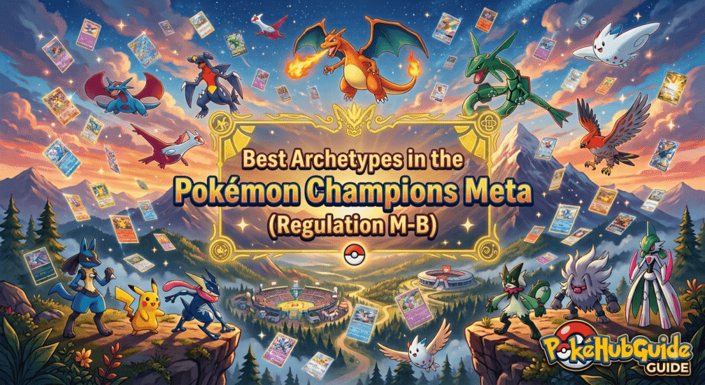 Các kiểu nhân vật mạnh nhất trong meta của giải đấu Pokémon Champions (Regulation MB)