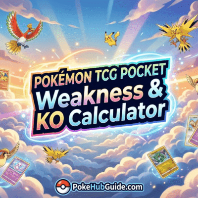 Công cụ tính điểm yếu và hạ gục trong Pokémon TCG Pocket