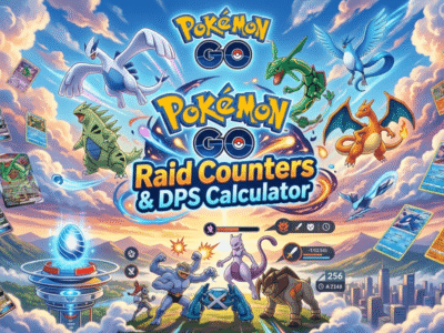 Công cụ tính toán sát thương mỗi giây (DPS) và số lần tham gia Raid trong Pokémon GO