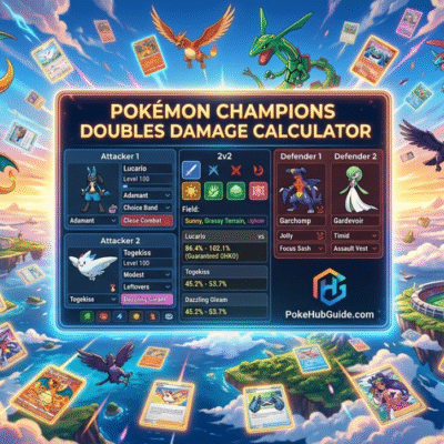 Công cụ tính toán sát thương trong chế độ đôi của Pokémon Champions