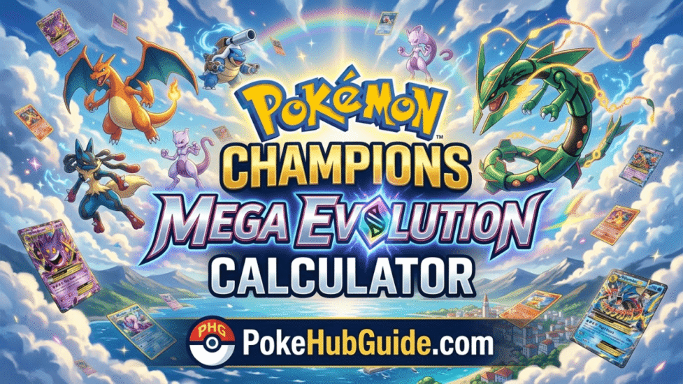 Công cụ tính toán tiến hóa Mega của các nhà vô địch Pokémon