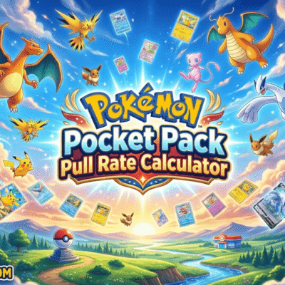 Công cụ tính toán tỷ lệ rút bài trong gói Pokémon TCG Pocket Pack