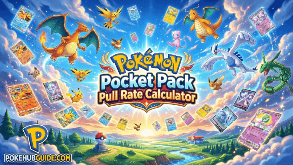 Công cụ tính toán tỷ lệ rút bài trong gói Pokémon TCG Pocket Pack