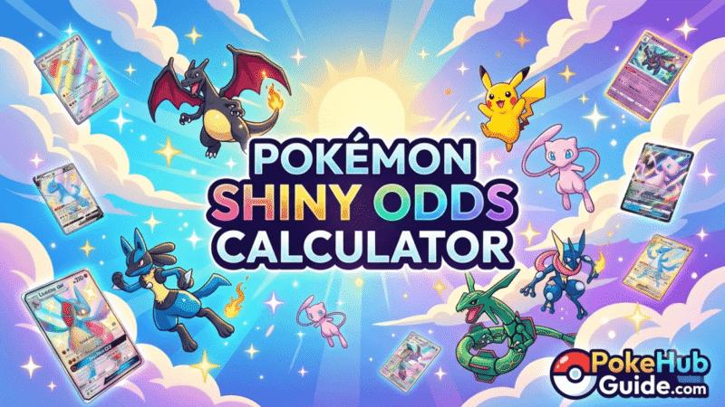 Công cụ tính toán tỷ lệ xuất hiện Pokémon Shiny