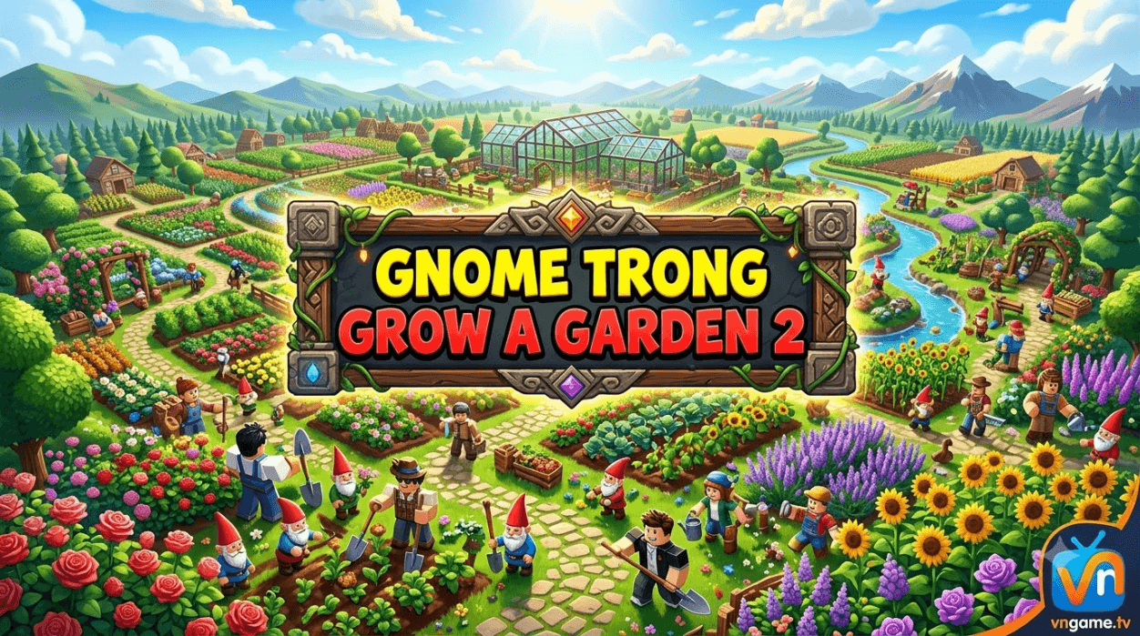 Grow a Garden 2: Gnome Là Gì Và Hoạt Động Ra Sao? Hướng Dẫn Chống Trộm Chi Tiết