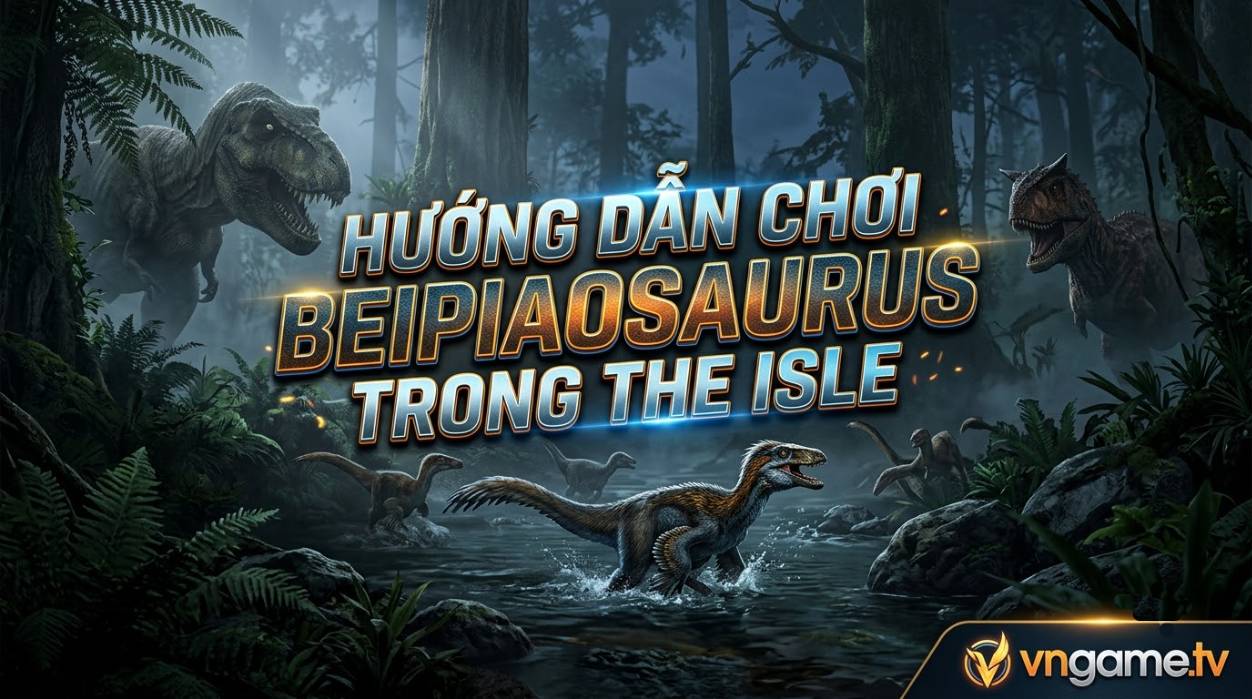 Hướng Dẫn Chơi Beipiaosaurus Trong The Isle: Cách Chơi, Điều Khiển, Chế Độ Ăn, Chiến Đấu