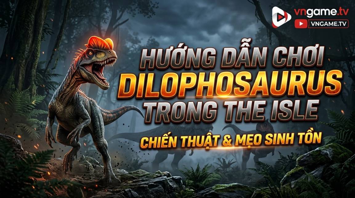 Hướng Dẫn Chơi Dilophosaurus Trong The Isle: Cách Chơi, Điều Khiển, Chế Độ Ăn, Chiến Đấu