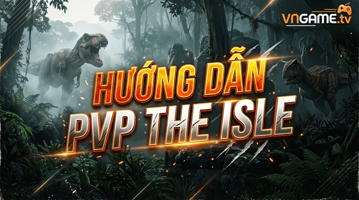 Hướng Dẫn PvP The Isle: Cơ Chế Chiến Đấu, Sát Thương, Mẹo Sinh Tồn