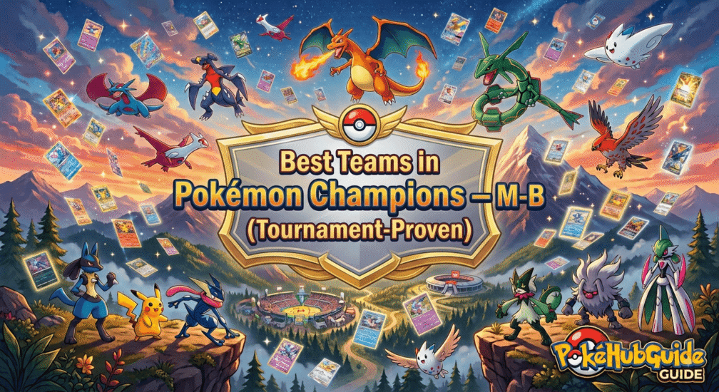 Những đội hình mạnh nhất trong giải Pokémon Champions — Thể thức MB tiêu chuẩn (Đã được chứng minh qua các giải đấu)