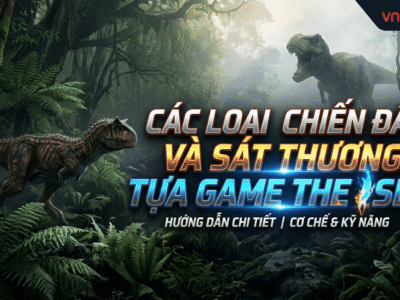 Các loại chiến đấu và sát thương tựa game The isle