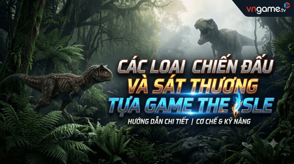 Các loại chiến đấu và sát thương tựa game The isle
