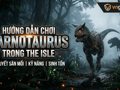 Hướng dẫn chơi Carnotaurus trong The Isle: Cách chơi, điều khiển, chế độ ăn, chiến đấu, mẹo