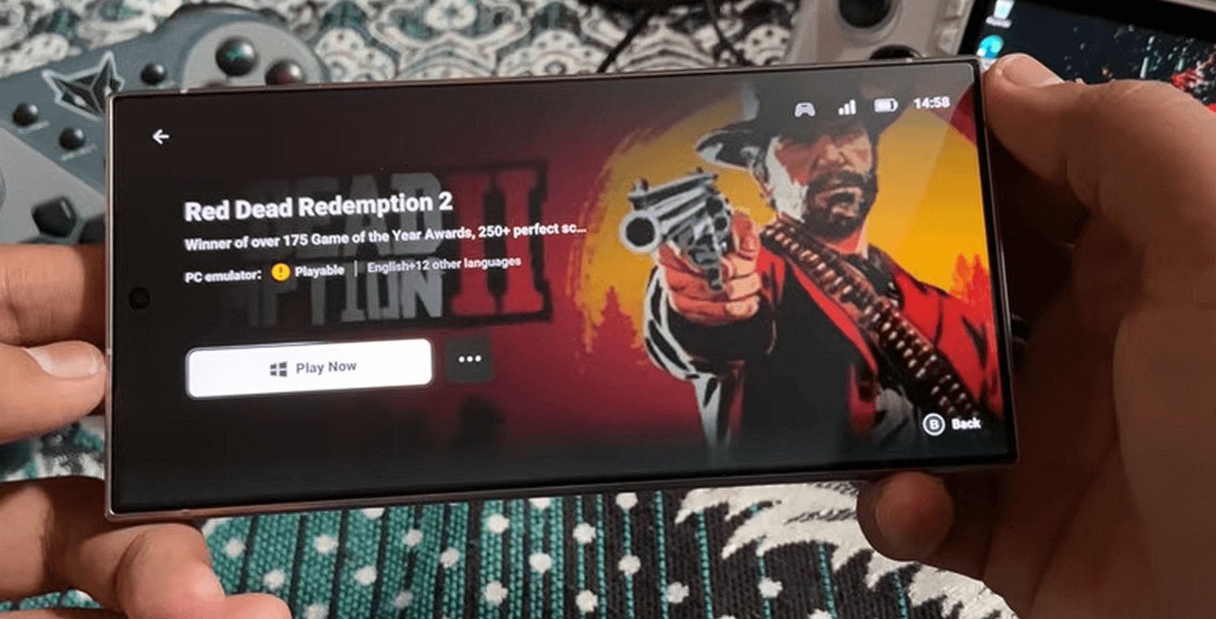 Cách Chơi Red Dead Redemption 2 trên Android bằng GameHub – Setting RDR2