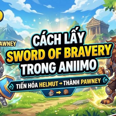 Cách lấy Sword of Bravery trong Aniimo: Tiến hóa Helmut thành Pawney