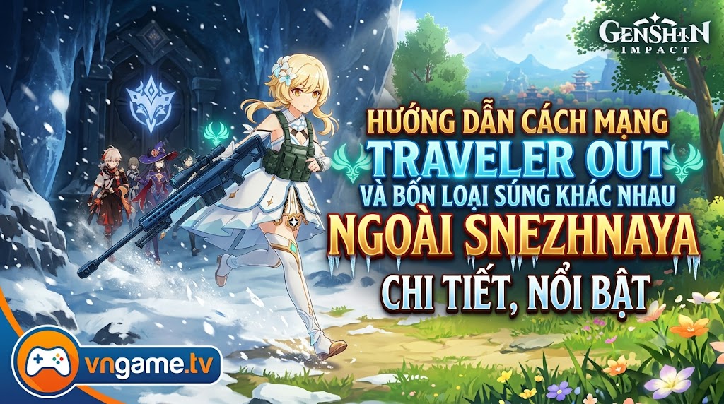 Cách Mang Gun Traveler Ra Ngoài Snezhnaya Trong Genshin Impact