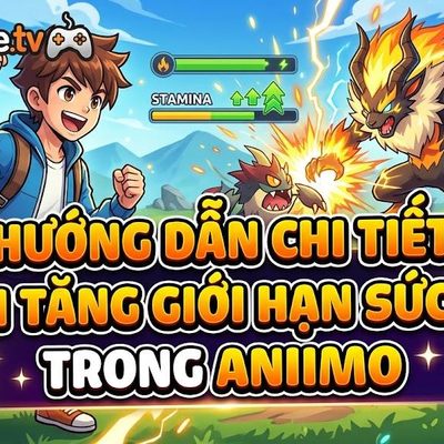 Cách tăng giới hạn giới hạn sức bền trong Aniimo