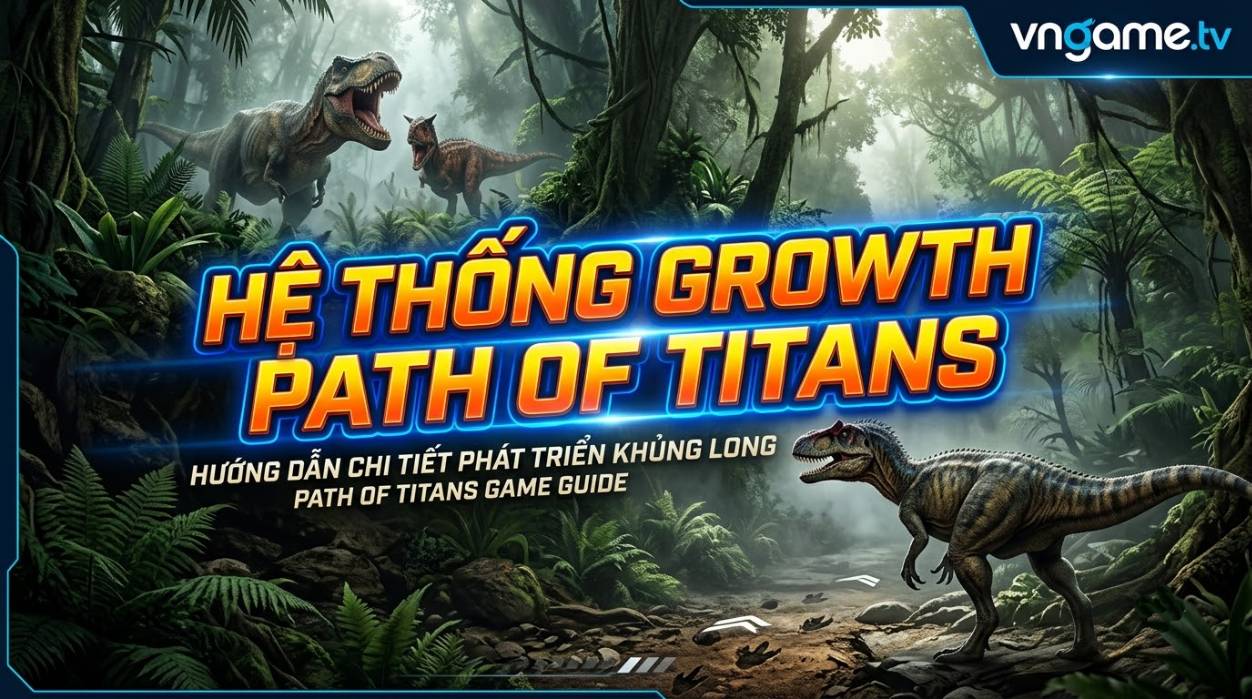 Hệ Thống Growth (Tăng Trưởng) Trong Path Of Titans Và Cách Stat Ảnh Hưởng Gameplay