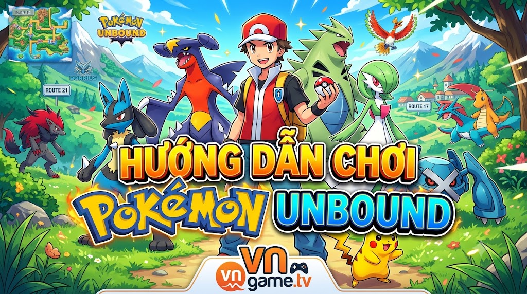 Hướng dẫn chơi Pokemon Unbound hoàn chỉnh