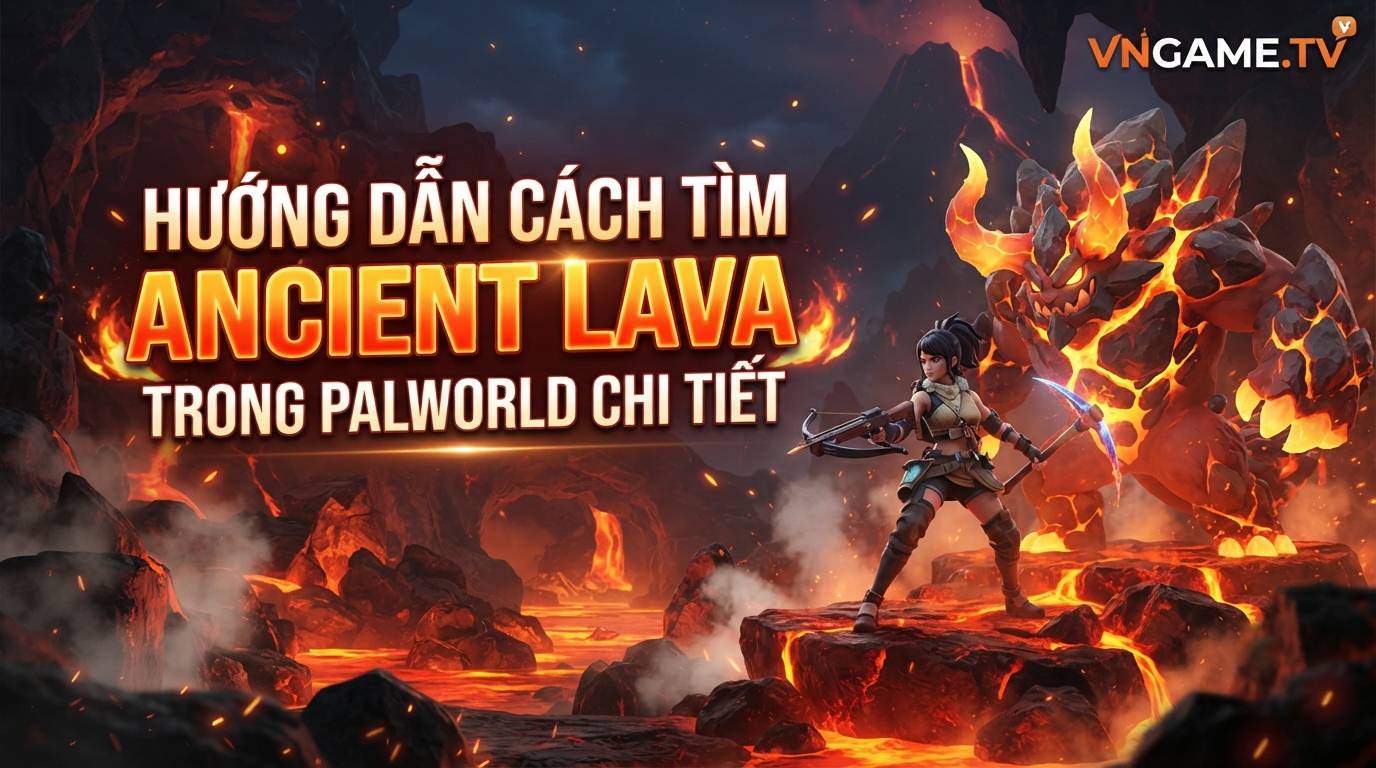 Hướng Dẫn Tìm Ancient Lava Trong Palworld