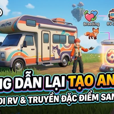 Lai tạo Aniimo: Cách chuyến đi RV truyền đặc điểm sang trứng Mysterious Aniimo Egg