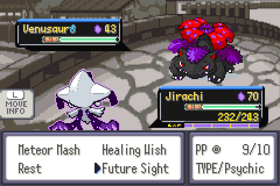 Giao diện trò chơi Pokémon Homestead