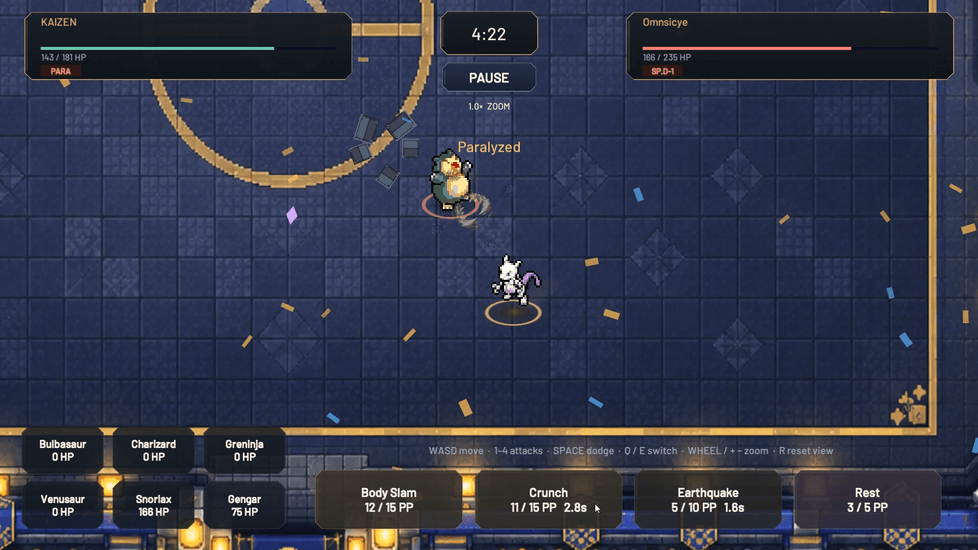 Empress: Pokémon 2D Arena – Game Pokémon 2D với hệ thống chiến đấu thời gian thực hấp dẫn