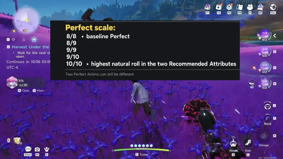 Giải thích tiềm năng trong Aniimo: Perfect, 8/8, 9/9, 10/10, Capafruit và Elite so với Perfect